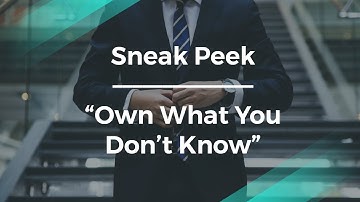 Sneak Peek: Own What You Don