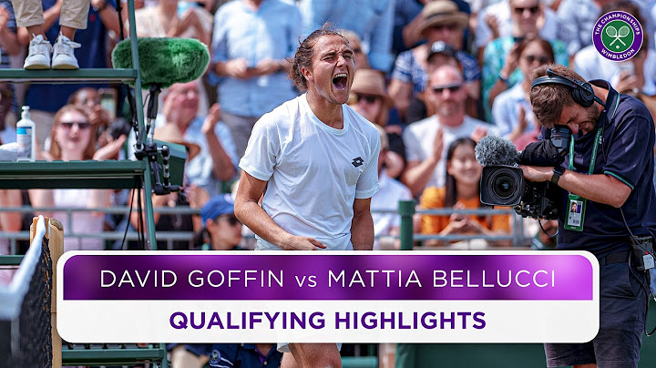 Emotional SCENES | David Goffin vs Mattia Bellucci | Qualifying Highlights | Wimbledon 2024