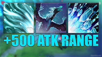 +500 Attack range ARTIC BURN + CHILLING TOUCH | Ability Draft
