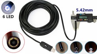 5.5mm Lens 1.3MP USB Endoscope 6 LED IP67 Waterproof Camera Endoscope 5M screenshot 5