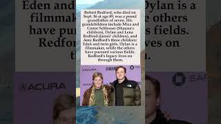 All About Robert Redford's 7 Grandchildren #RobertRedford #RedfordFamily #Sundance