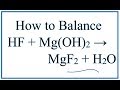 Balancing Chemical Reactions and Atoms