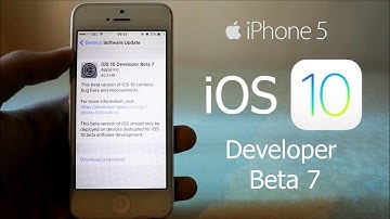 iOS 10 Beta 7 on iPhone 5 Review : Animation Bug?