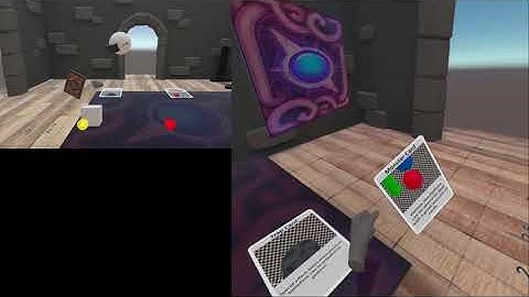 Oculus Quest - VRTK4 - HandTracking - Trading Card prototype