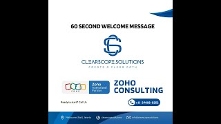 Clearscope Zoho Welcome Message