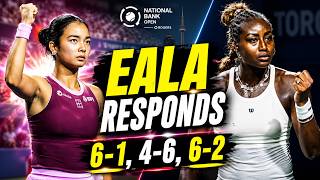 OMG!😱 Alex Eala Just BEAT Alycia Parks With 6-1, 4-6, 6-2 at National Bank Open!