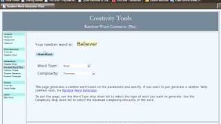 Random Word Generator Freestyle