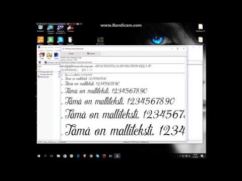 Video: Kuinka Asentaa Ladattu Fontti