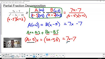 Precalc 7.3 Partial Fraction Decomposition