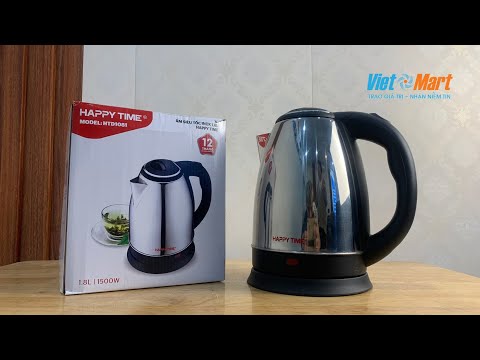 ẤM SIÊU TỐC SUNHOUSE HAPPY TIME SHD1081: Việt Mart Review và Hướng dẫn sử dụng.