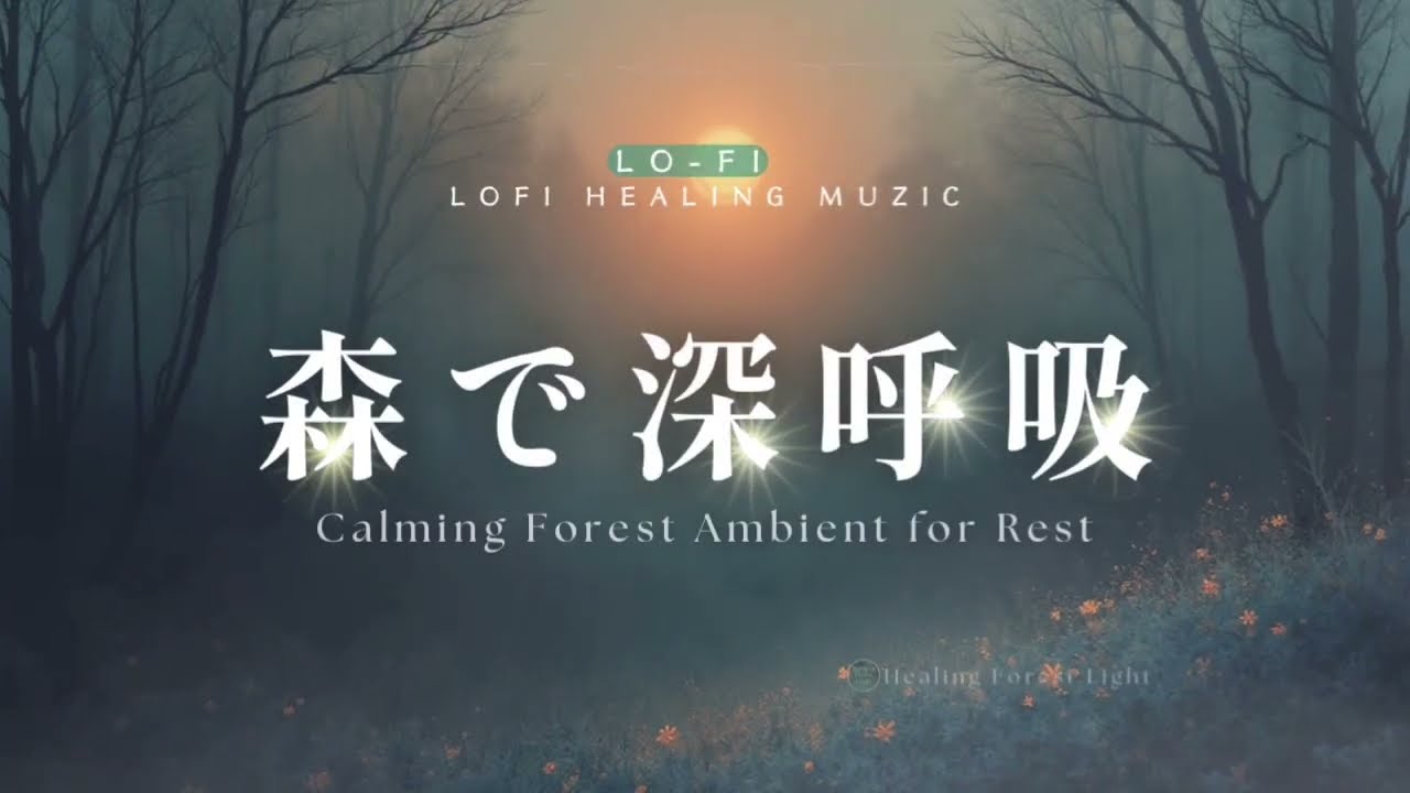 不安が残る夜に｜森×光の睡眠lo-fi