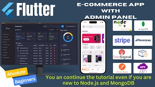 Flutter ECommerce App with Admin Panel | Flutter E Commerce App | Flutter Tutorial for Beginners