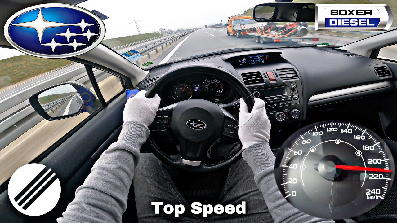 Subaru Crosstrek Diesel Takes Its Sweet Time Reaching 130 Mph On Autobahn