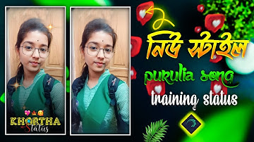 1 photo purulia video editing alight motion training video editing Purulia song status editing