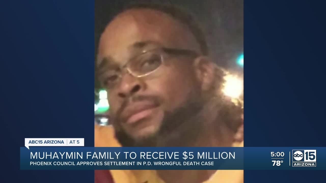 Phoenix City Council approves $5 million settlement in Muhaymin death ...