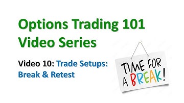 Video 10 - Trade Setups, Break & Retest, Options Trading 101 Video Series