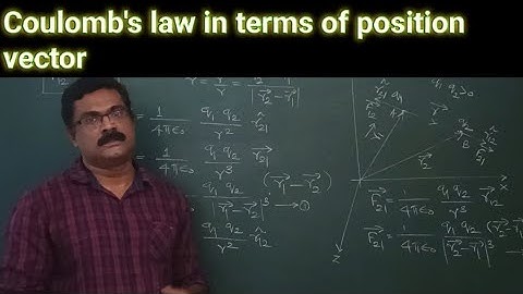 Electrostatics - Coulomb