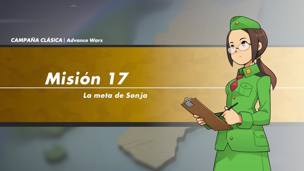 Advance Wars 1+2 "Campaña (Clásica): Advance Wars -Misión 17: La meta de Sonja - RANGO B" #21