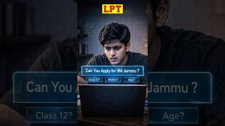 Check Your IIM Jammu Eligibility. #shorts