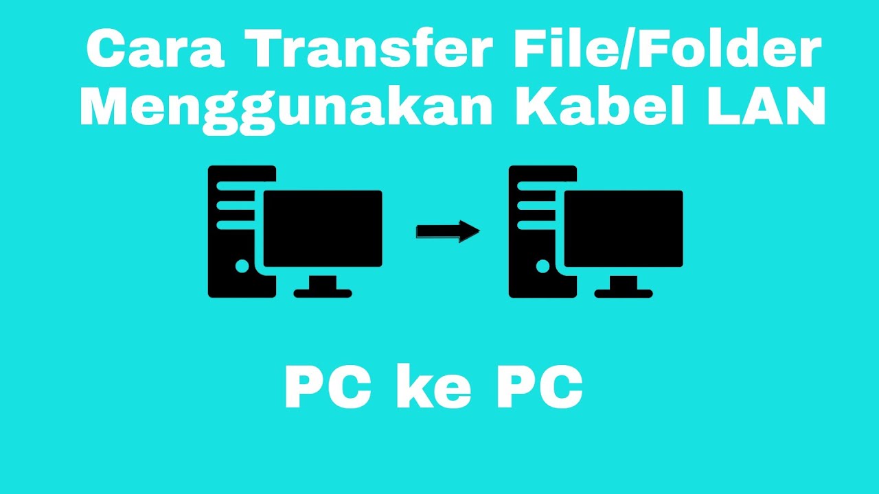 Cara Sharing data File/Folder melalui Kabel LAN - YouTube