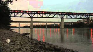 Ukranian Independence Day: Time-lapse sunset in Edmonton