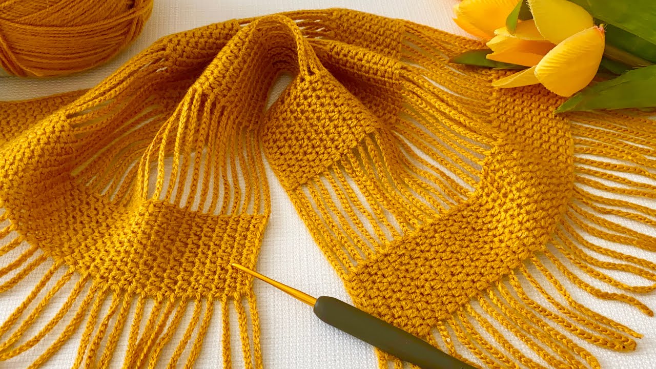 🌟INCREDIBLY Crochet Pattern The Easiest and Most Stylish Shawl I've Ever Seen For Beginners Tutorial