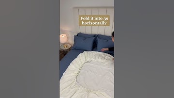 How to Fold a Fitted Sheet #shorts