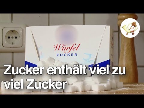 Zucker enthält viel zu viel Zucker [Postillon24]