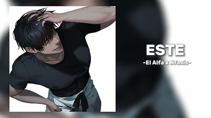ESTE  - El Alfa "El Jefe" x Nfasis