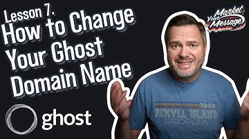 How to Change Your Ghost Domain Name | Lesson 7 (Ghost for Beginners)