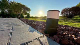 Philips Hue Calla Bollard Outdoor Patio Light Install | Part 1