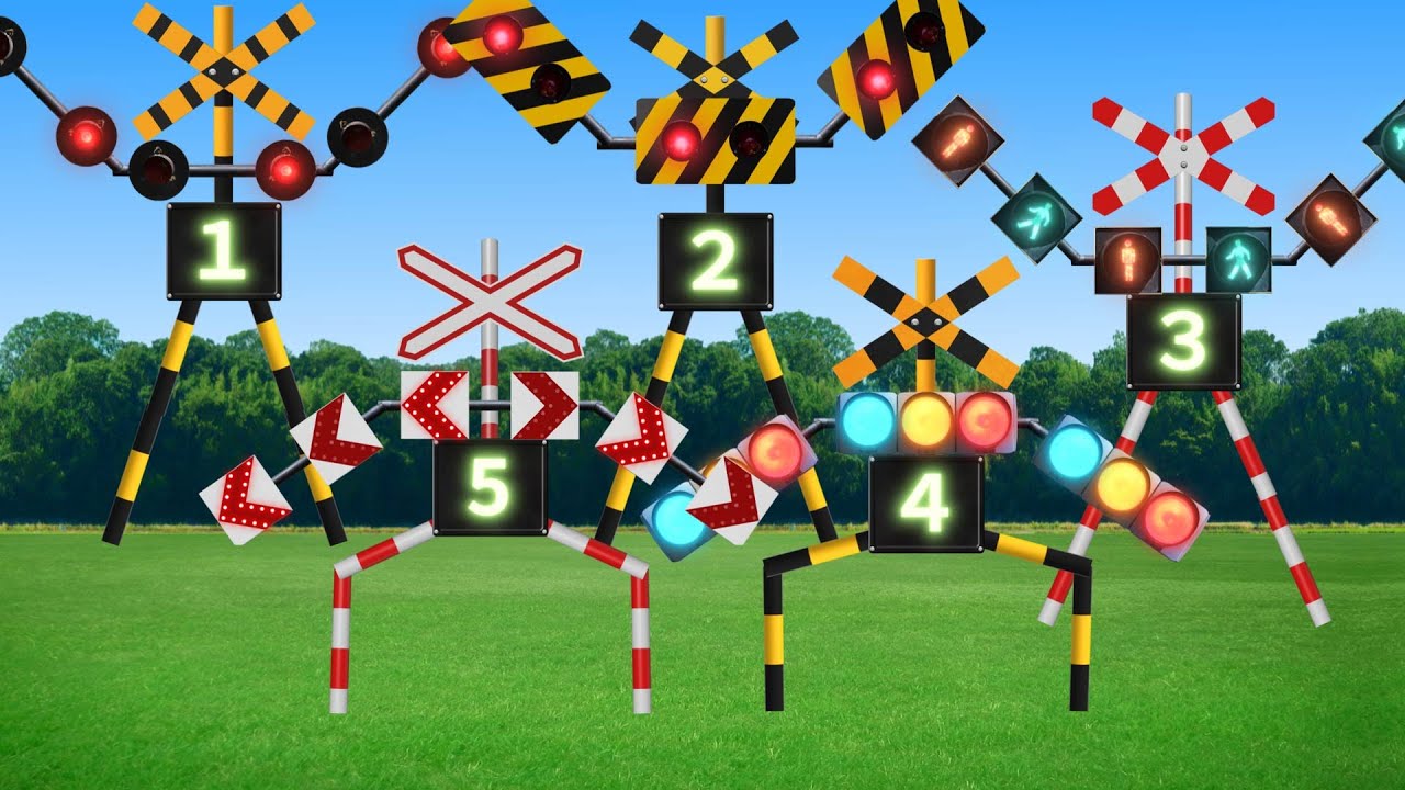 ジャンプする踏切カンカンと仲間たち