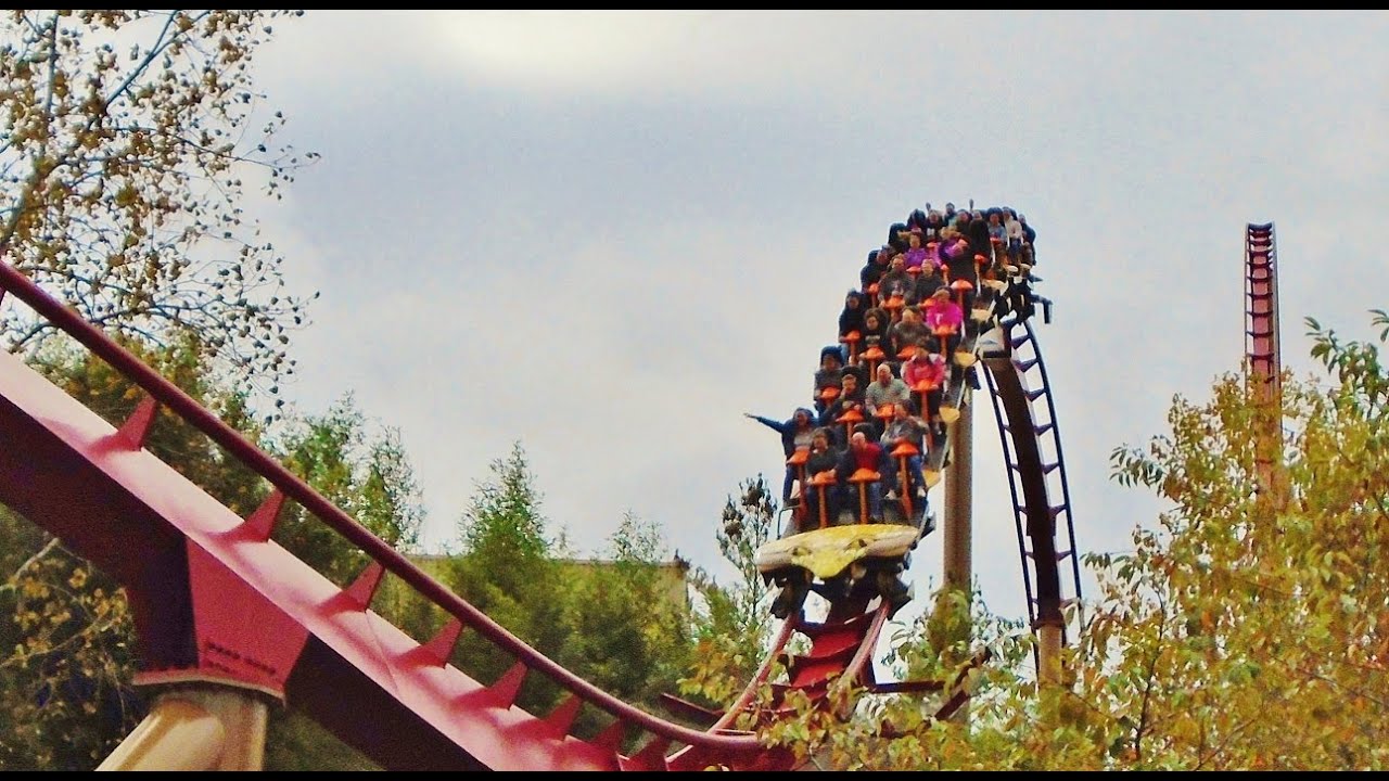DIAMONDBACK ROLLER COASTER KINGS ISLAND HAUNT 2023 YouTube