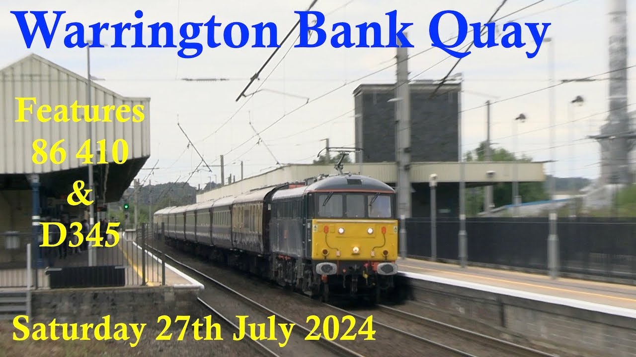 Rail tour action at Warrington Bank Quay and  Kirkham & Wesham - 27th July 2024