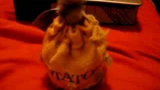 cat in potato sack toy