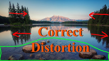 Wide Angle DISTORTION CORRECTION: How to CORRECT  in PHOTOSHOP
