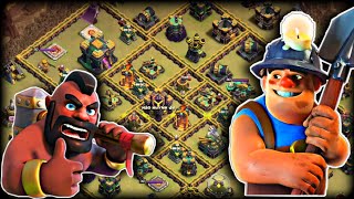 Th14 Hybrid Attack Guide! ⭐⭐⭐ War Strategy + Army Copy Link 2022 | Clash of Clans - Coc