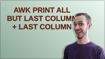 awk print all but last column + last column