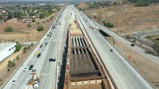 15-91 Express Lanes Connector Weekend Closure Aerial Video, June 10-13, 2022