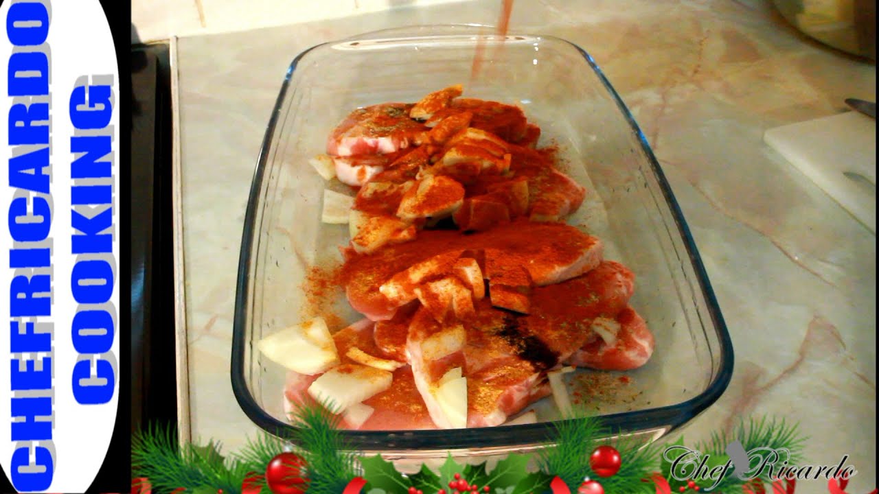 Jamaican Jerk Pork Loin Steaks Christmas | Recipes By Chef Ricardo | Chef Ricardo Cooking