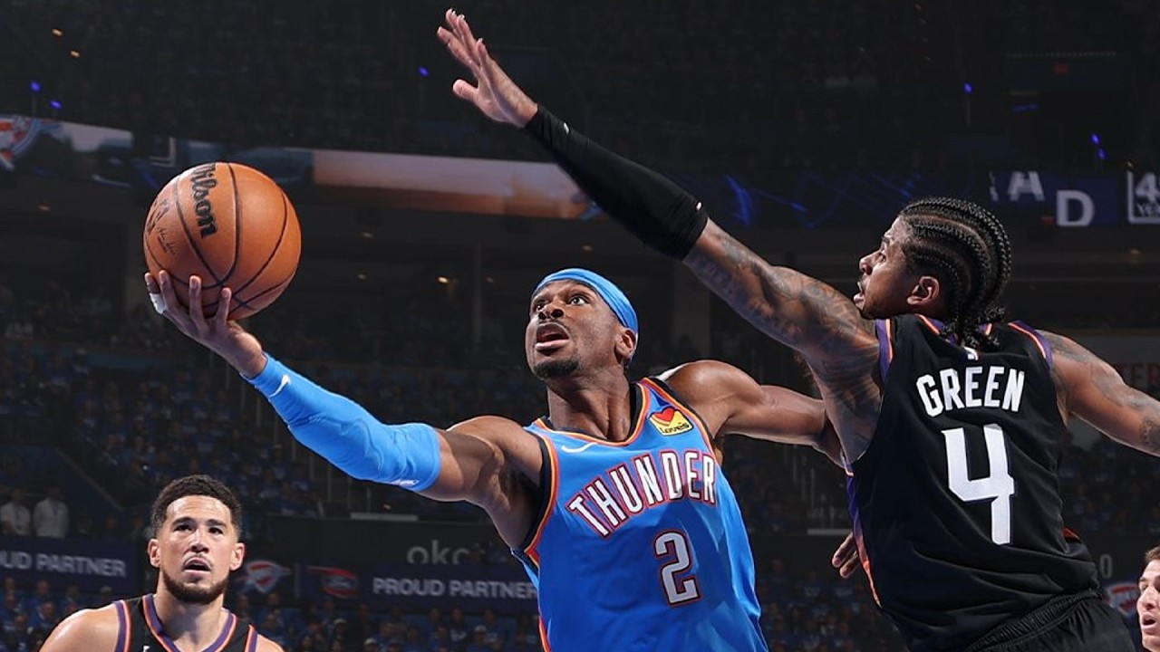 SGA 25 Pts Thunder Dominate Game 1 vs Suns!