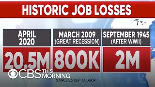 U.S. unemployment rate jumps to 14.7%, worst since Great Depression