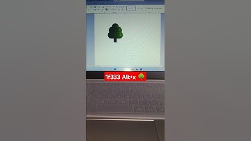keyboard se tree 🌲 kaise banaye #computer #shortcutkeys #msword