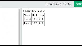 Details HSC ICT - Chapter 4 - HTML Table Creation Basic Part 1 News