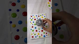 Abstract Art Idea using Bubble Wrap! 💡😍 #artistomg #shorts #painting