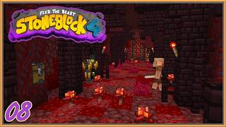 Taking on the Nether Dungeon | Ep. 8 | Stoneblock 4