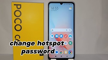 How To Change Hotspot Password In Poco C65