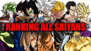 Every Saiyan From Weakest To Strongest