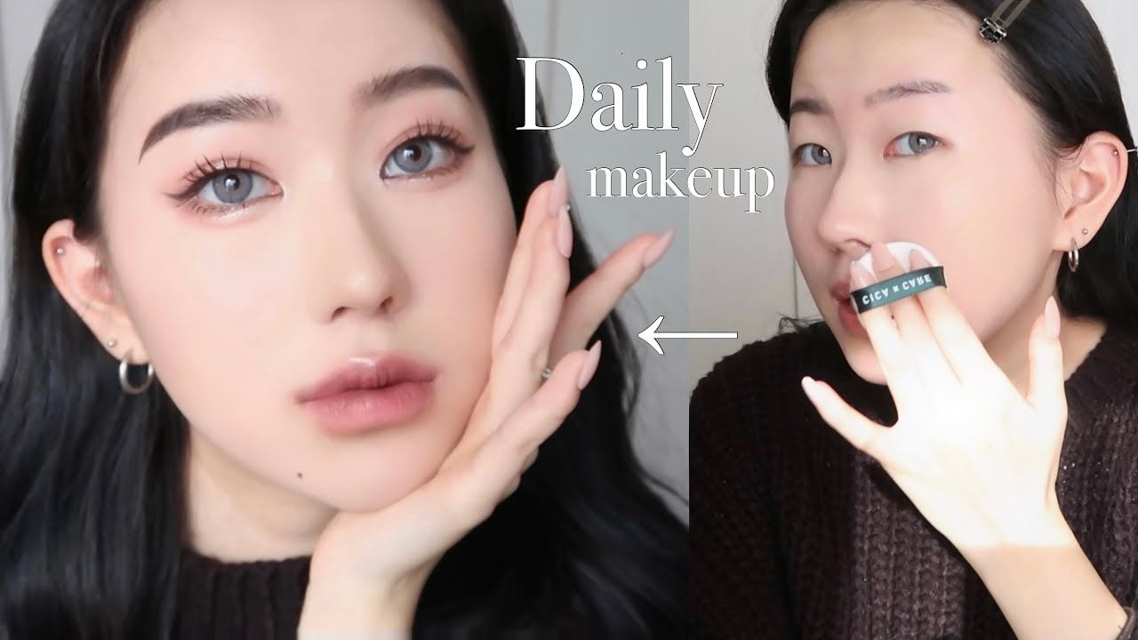 KOR) 二重なんて書いたもんがちよ私の最強毎日メイク✨ㅣ쌍꺼풀은 그린다고..?나의 데일리 메이크업~!!