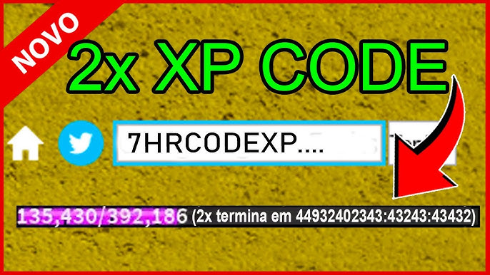 CORRE!!! USE TODOS OS 20 NOVOS CÓDIGOS DE 2X EXP PARA FARMAR ANTES